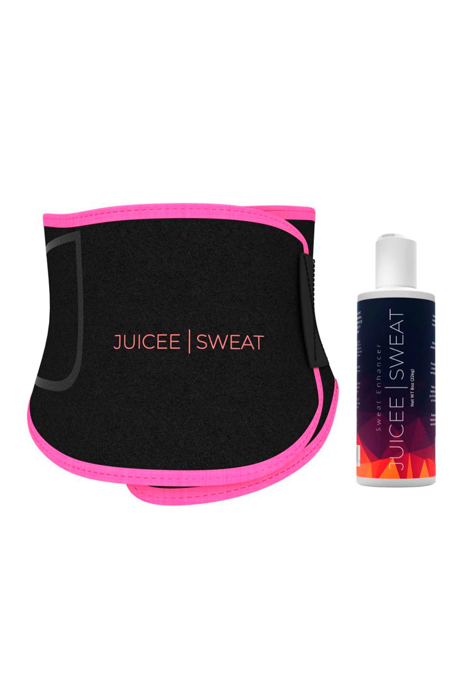 JUICEE SWEAT BUNDLE WITH PINK TRIMMER & SWEAT GEL