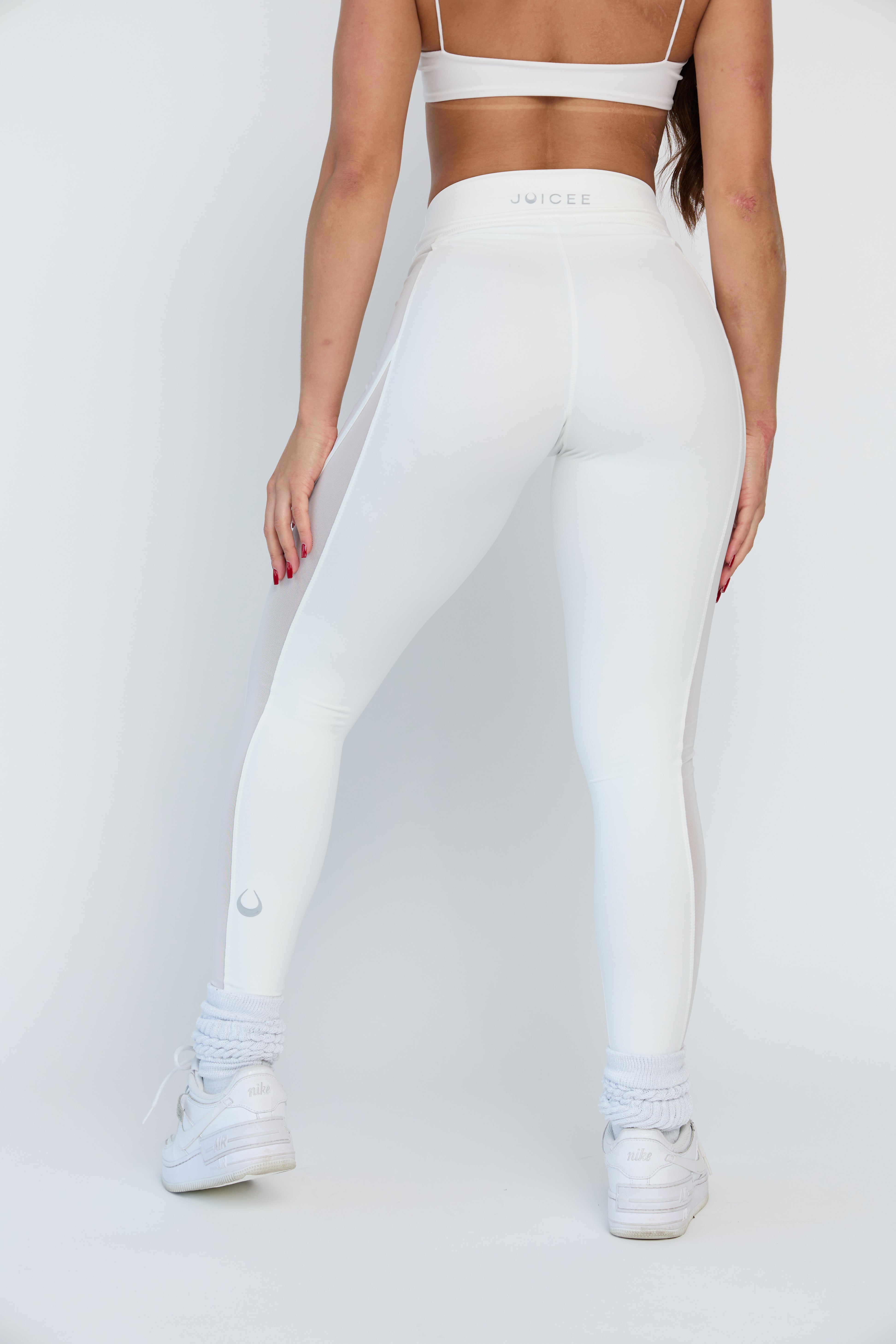 Semi Sheer V-Waist Leggings